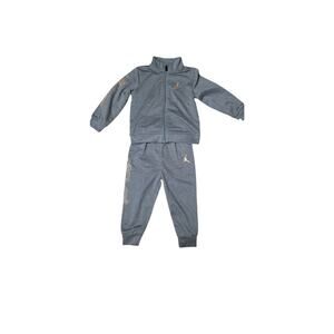 Jordan Infant 2PC Set 24 mos Gray/ Gold Tracksuit Polyester NWT